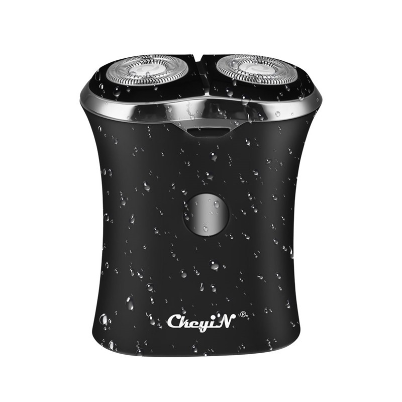 

CkeyiN Alat Cukur Jenggot Elektrik Mini Dengan Triple Foil Usb Rechargeable Jaring Ganda Rc423