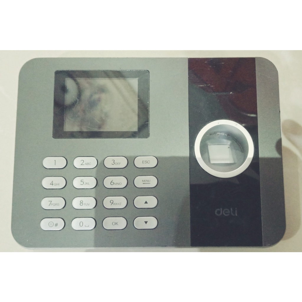 Finger Print Deli E3747 - Absensi SIdik Jari Deli 3747 - LCD Warna