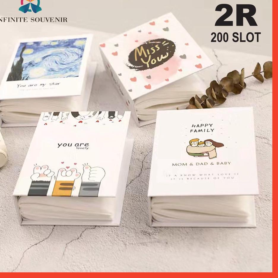 Terjangkau - BUKU ALBUM 2R / PHOTOBOOK MINI / ALBUM GLITTER JELLY / ALBUM MINI POLAROID / BUKU FOTO 