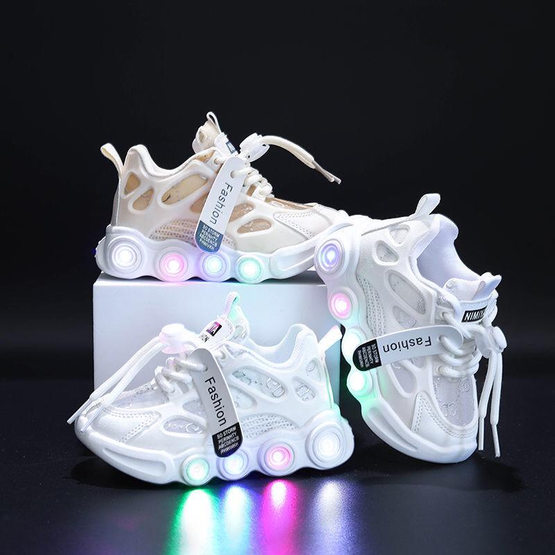 (LOLI-JKT) L99 SEPATU LED TRANSPARAN 2 WARNA SIZE 21-30 BAGUS BANGAT