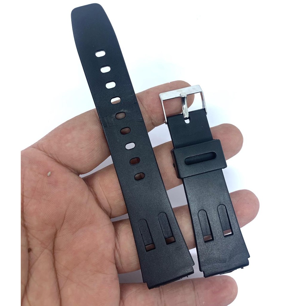 Strap tali jam tangan QnQ hitam 20mm