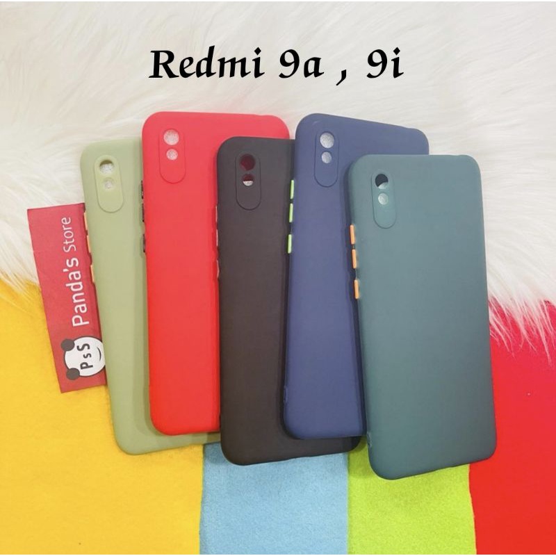 Case Redmi 9, 9A, 9i Babycase + Pelindung Kamera, Makaron Full Color (PsS)