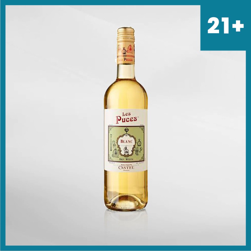 Maison Castel Les Puces Dry White 750 Ml ( Original &amp; Resmi By Vinyard )