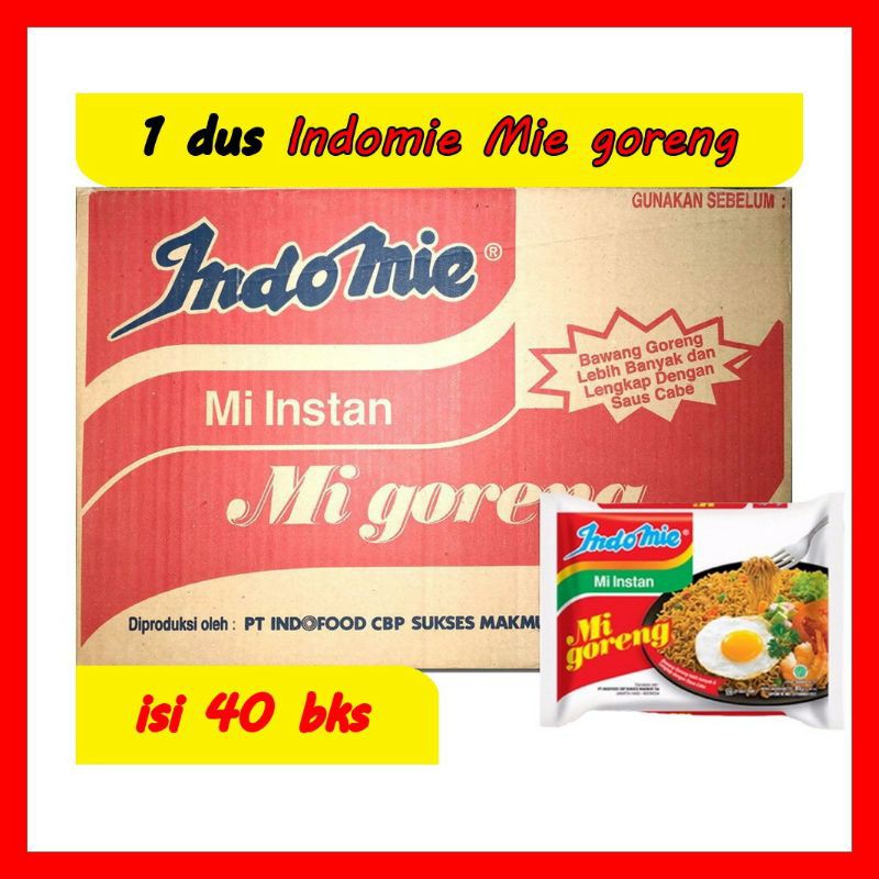 

Indomie Goreng 1Dus