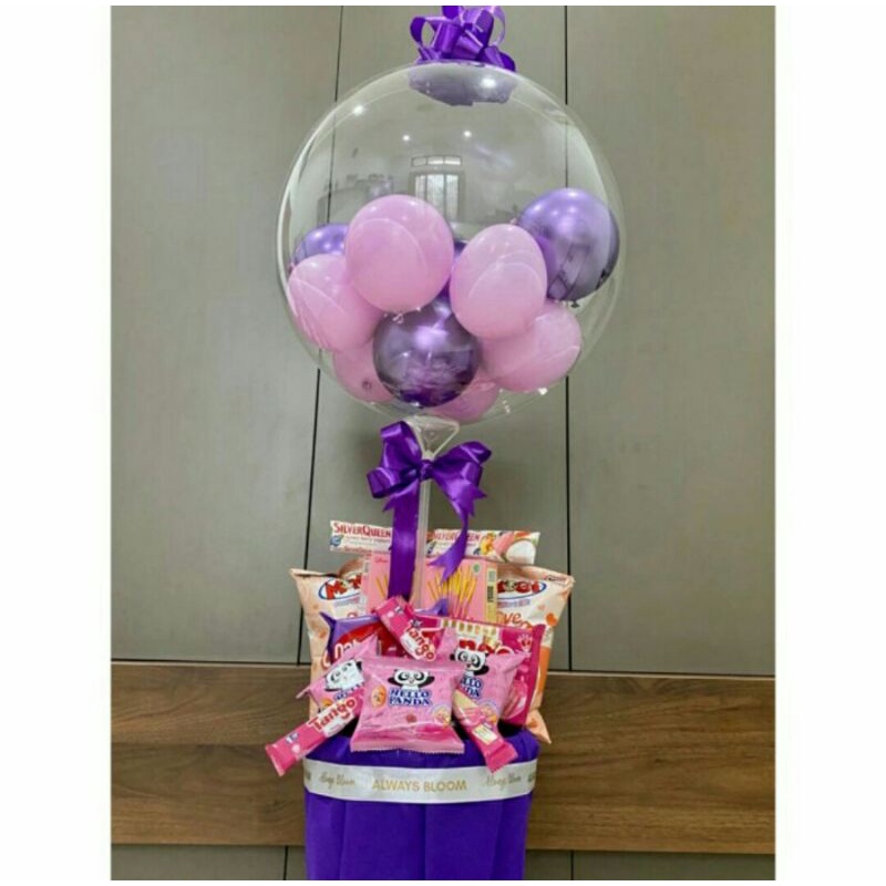 BUKET SNACK BALON/BUKET BALON/BUKET JAJAN/BUKET ULANG TAHUN ANAK