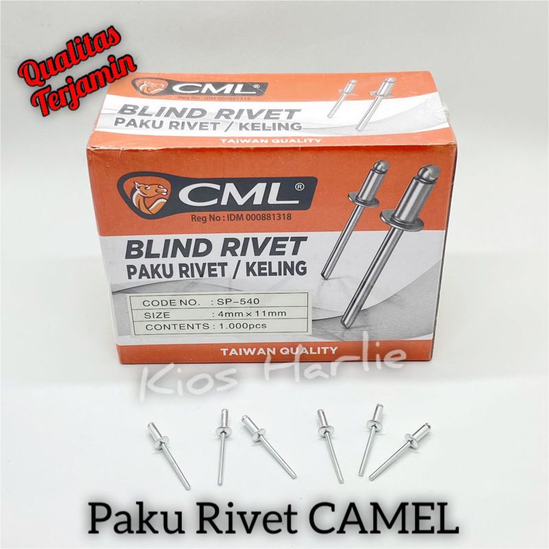 Paku rivet, paku rivet rivetti