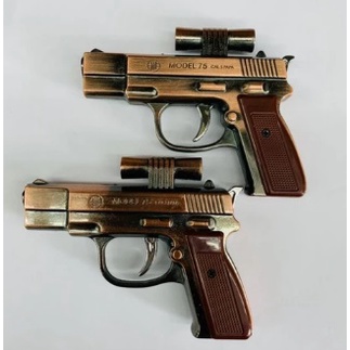 Korek Api Bara Model Pistol Laser Plus Senter Model 75