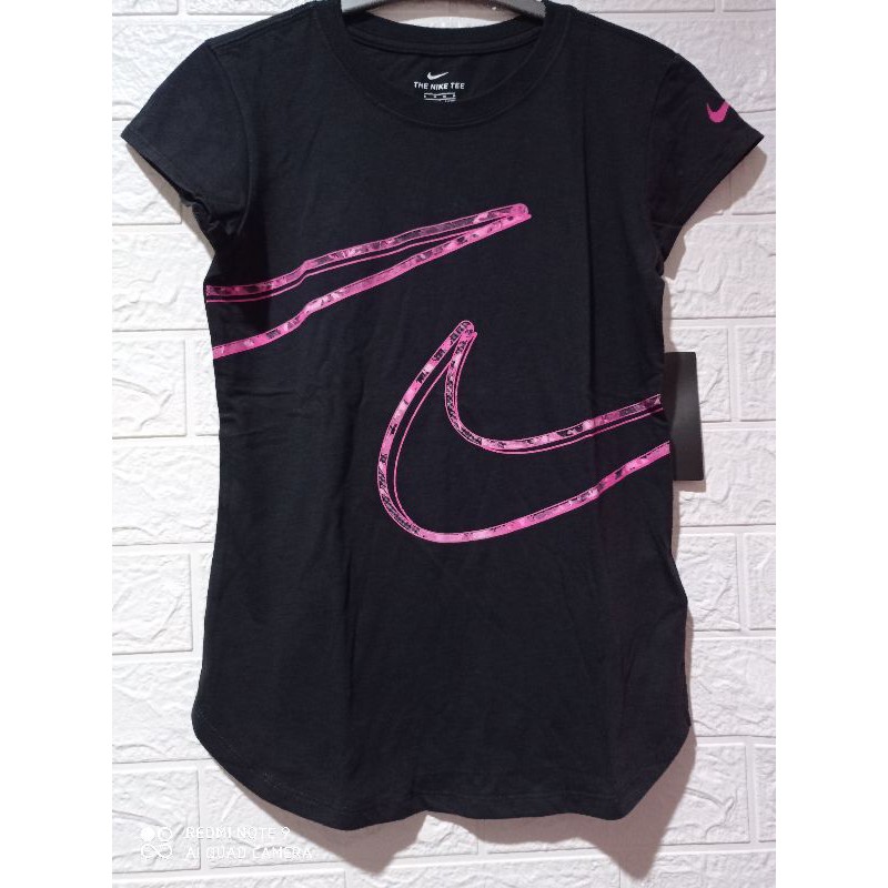 SALE KAOS ANAK PEREMPUAN NIKE KIDS BLACK ORIGINAL
