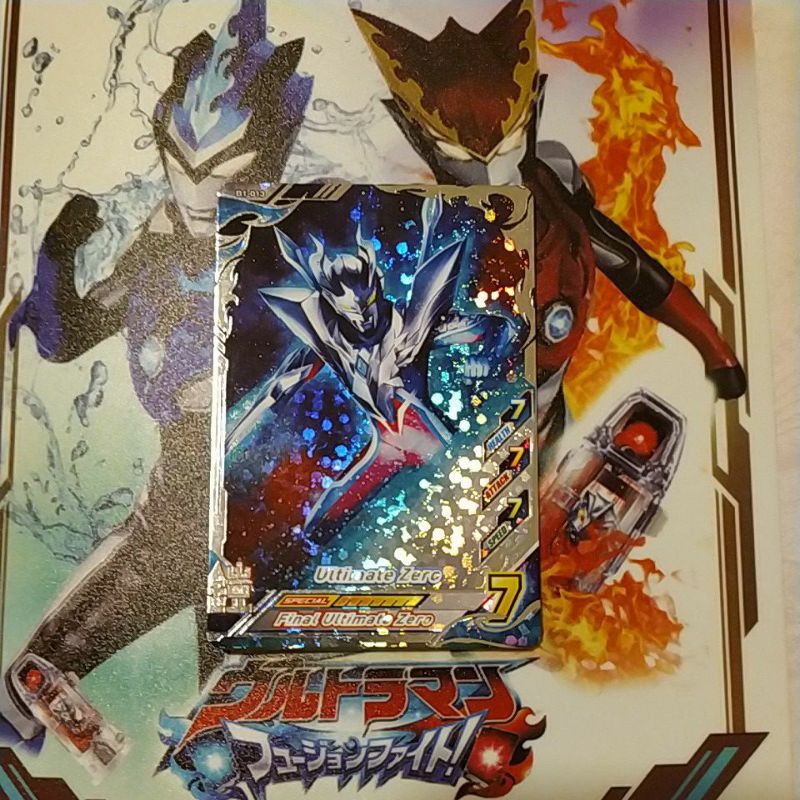 Kartu Ultraman Fusion Fight R/B Ultimate Zero