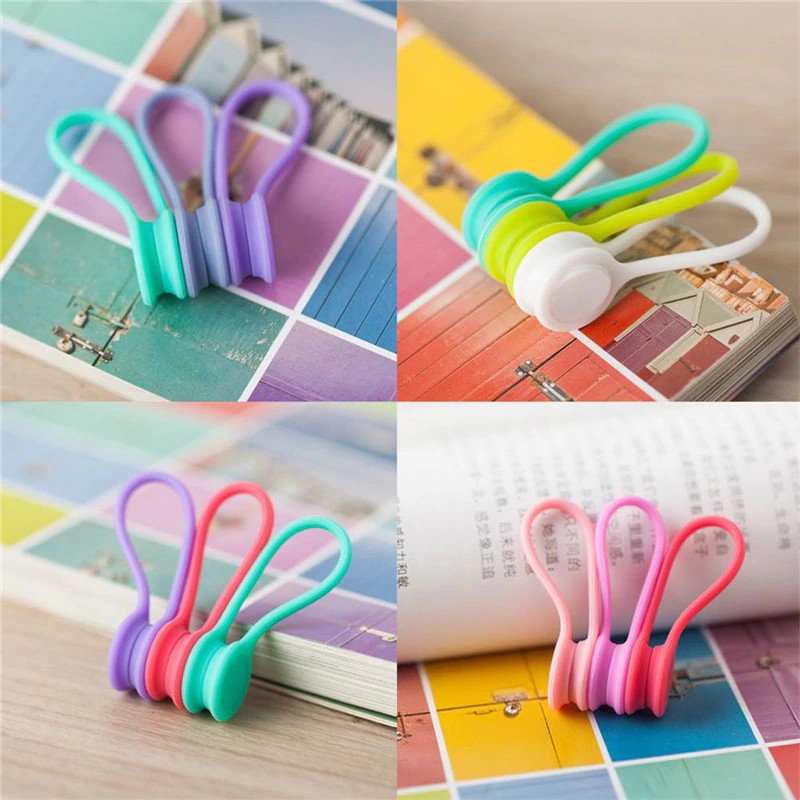 

INDORETAIL | 3 Pcs/Pack Earphone Kabel Winder Kabel Holder Organizer Klip Multi Fungsi Tahan Lama