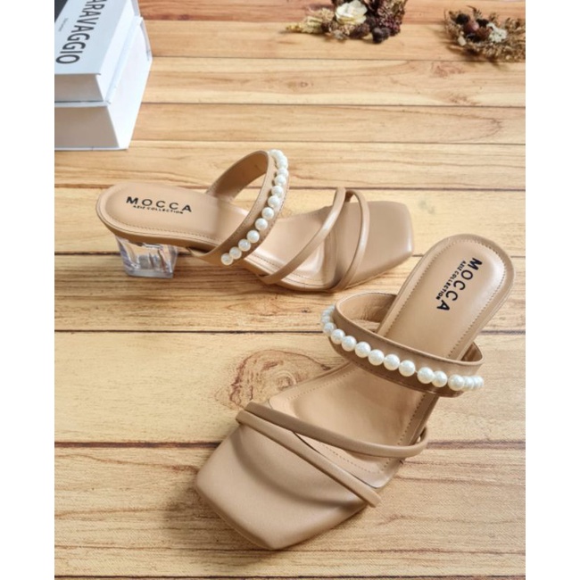 ABBUSHOES ZN 04 hak kaca mutiara nafisa 5cm