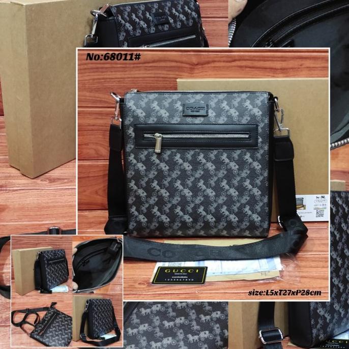 TAS SELEMPANG MESSENGER BAG PRIA COACH' MIRROR IMPORT