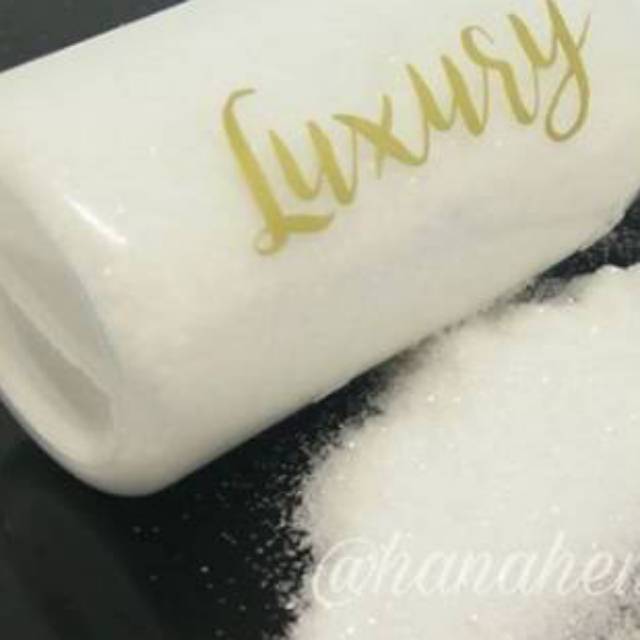 Glitter putih bersih untuk white henna