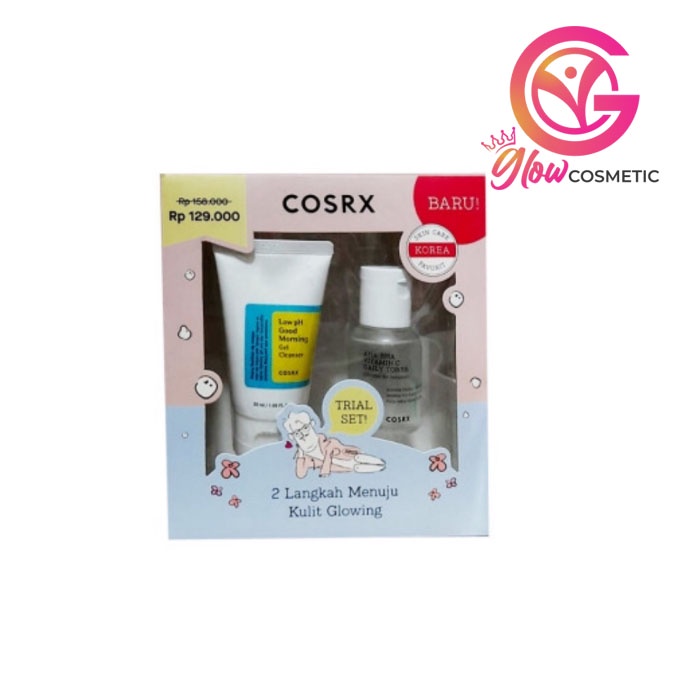 COSRX TRIAL KIT ( LOW PH GOOD MORNING CLEANSER + AHA BHA VITAMIN TONER)