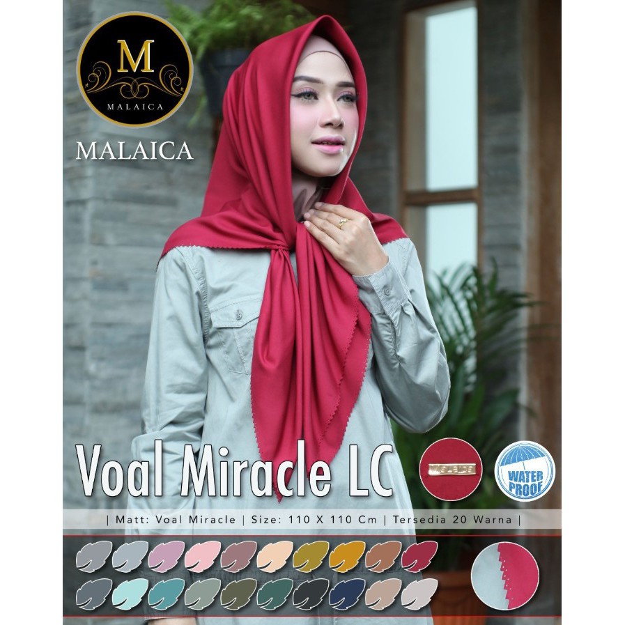 Hijab Voal Miracle LC by MALAICA