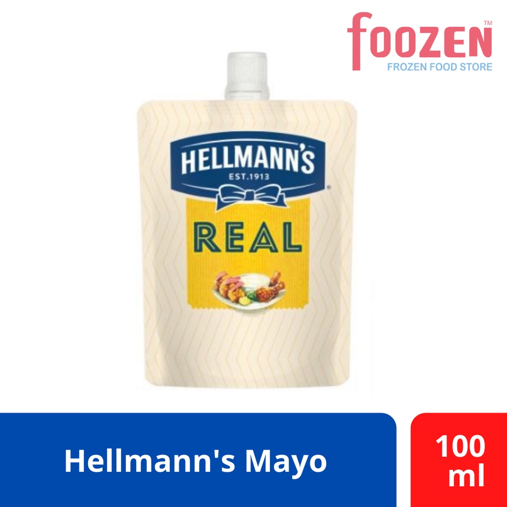 HELLMANN’S MAYO 100 ml – Mayonaise, Mayones, Mayo Kemasan Pouch