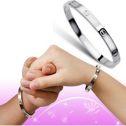 [BISA COD] 1Pcs Gelang Tangan Titanium Gelang Titan Murah Perhiasan Fashion Wanita Gelang Anti Karat Selamanya