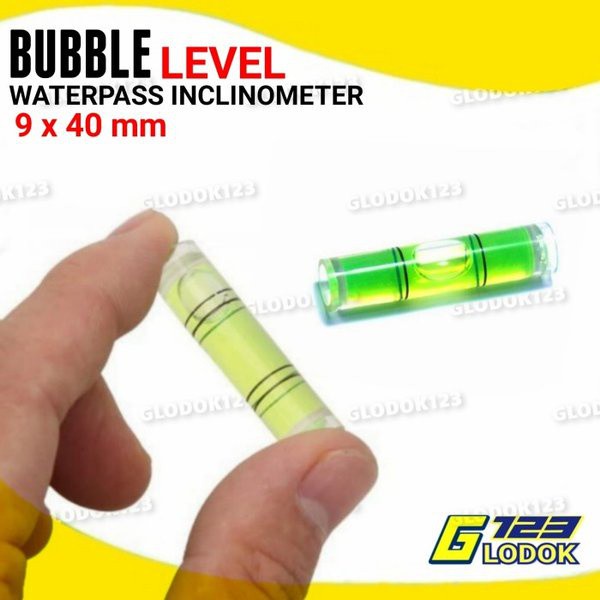 Bubble Level Silinder Spirit Leveling Waterpass Inclinometer Alat Ukur