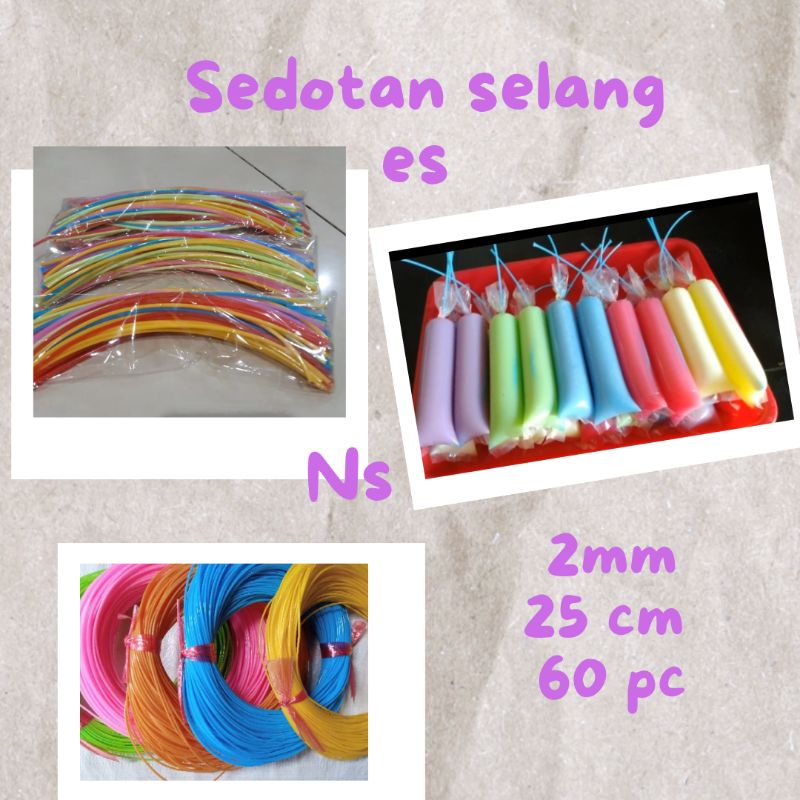 Sedotan Selang Kecil 2 mm, 25*60 cm, Selang Sedotan