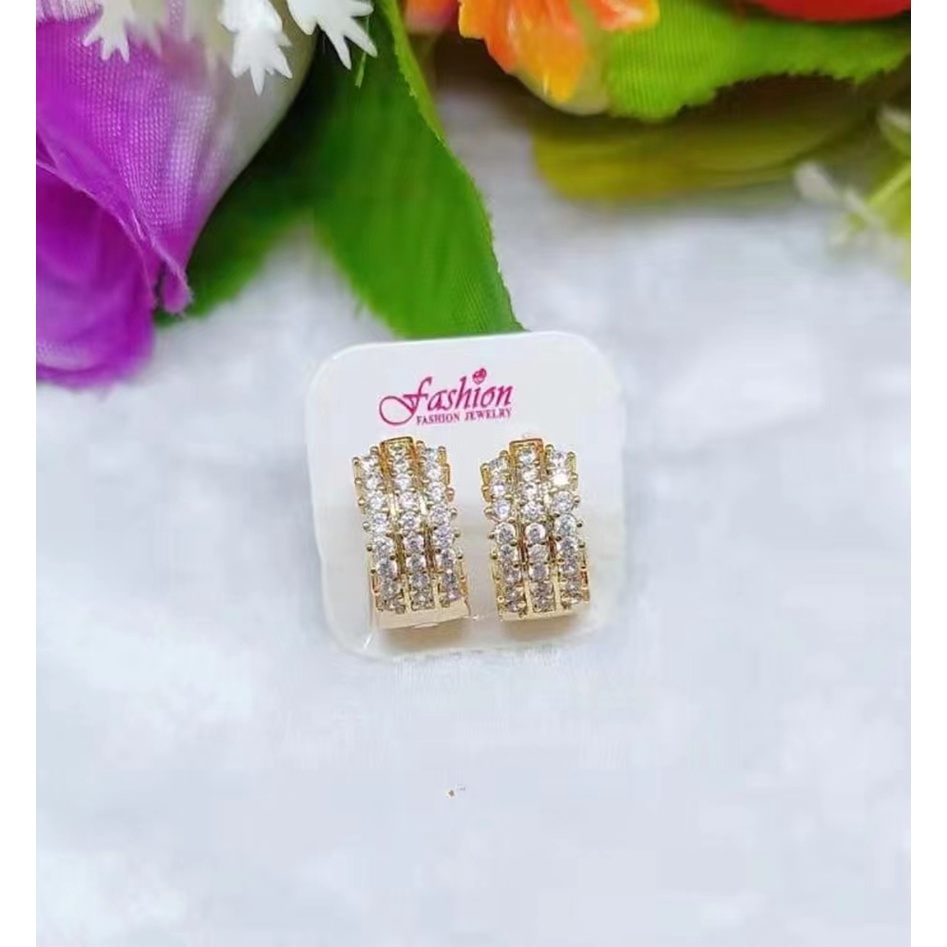 Anting Xuping Mata Full Lapis Emas Perhiasan Fashion E203,24