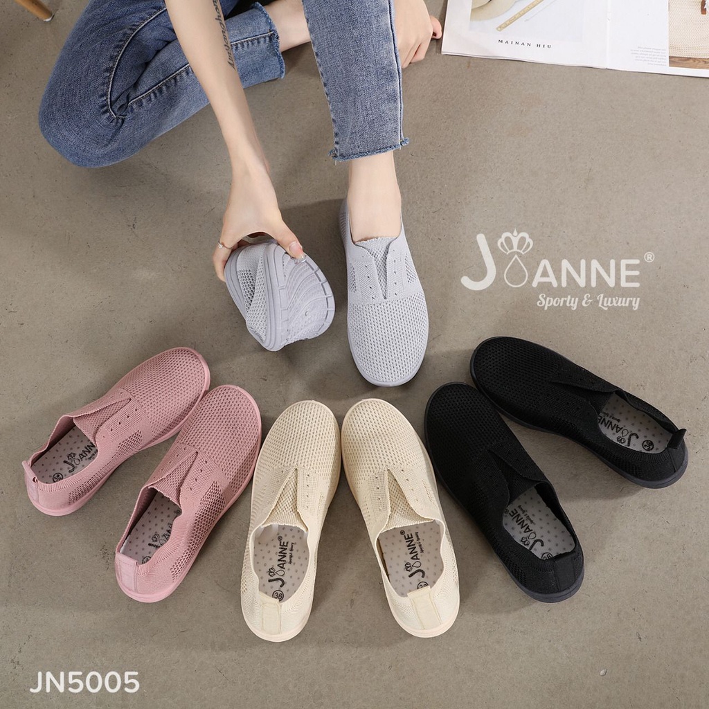 JOANNE FlyKnit Flat Shoes #JN5005 ORIGINAL