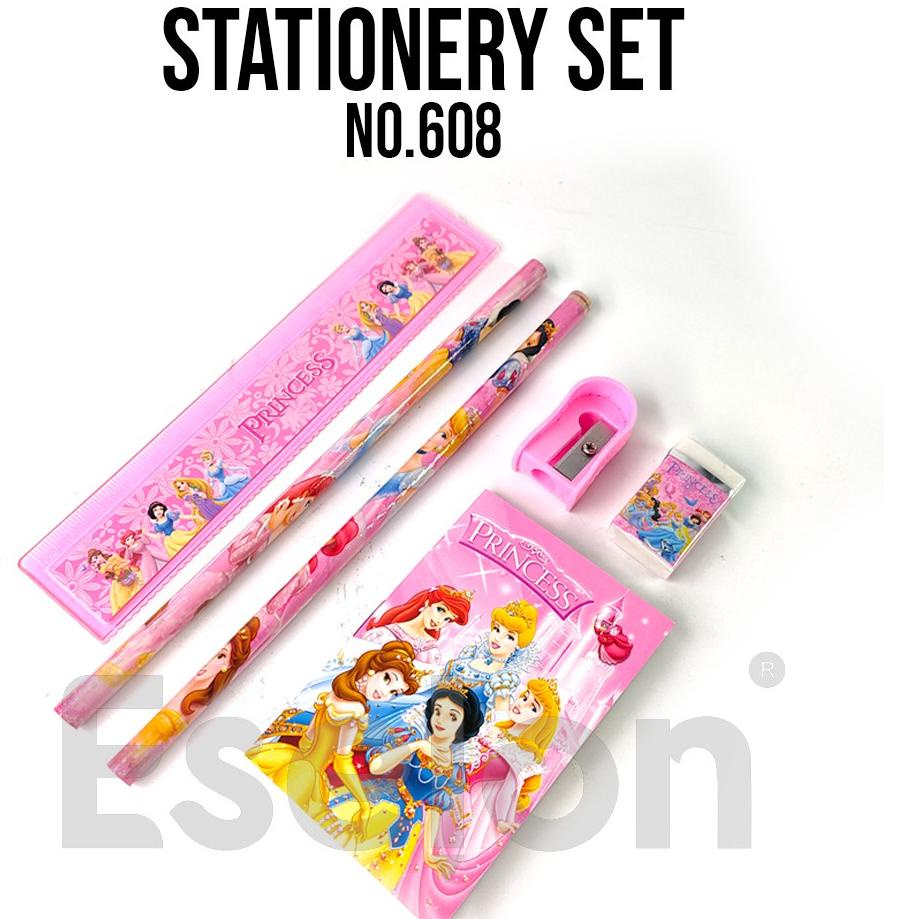 

NQY Paket alat tulis 6in1 NOTES / Alat tulis set karakter / Stationery set + NOTES 608 て 26