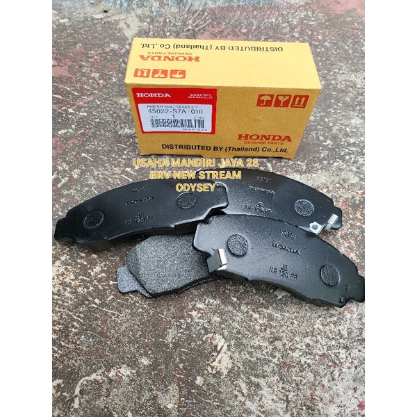 KAMPAS REM DEPAN -BRAKE PAD FRONT HONDA NEW STREAM/ODYSEY/BRV S7A-010 CIVIC FENDER