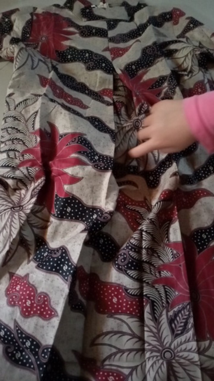 Atasan Dress Batik Wanita Kembang Galaran Tb0024sb