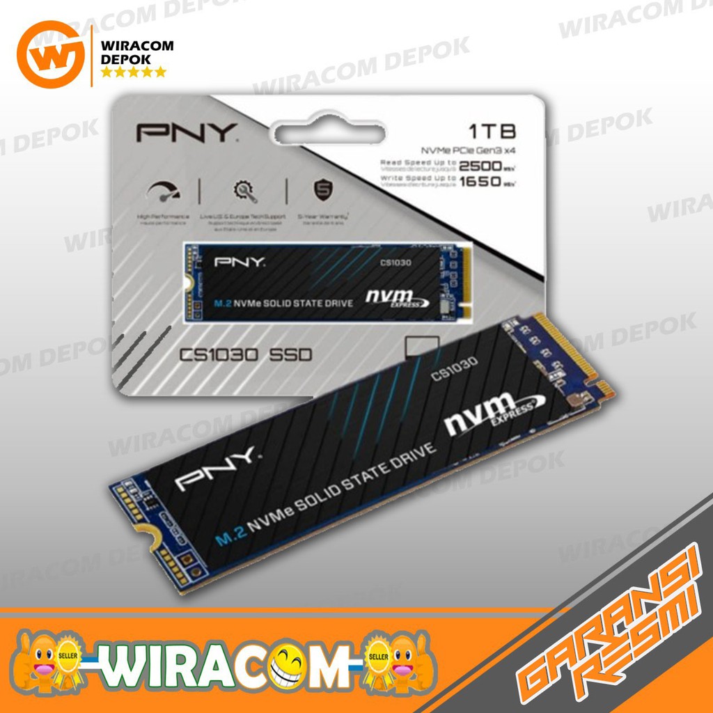 PNY SSD NVME 1TB CS1030 PCIE Gen 3x4 M.2 2280