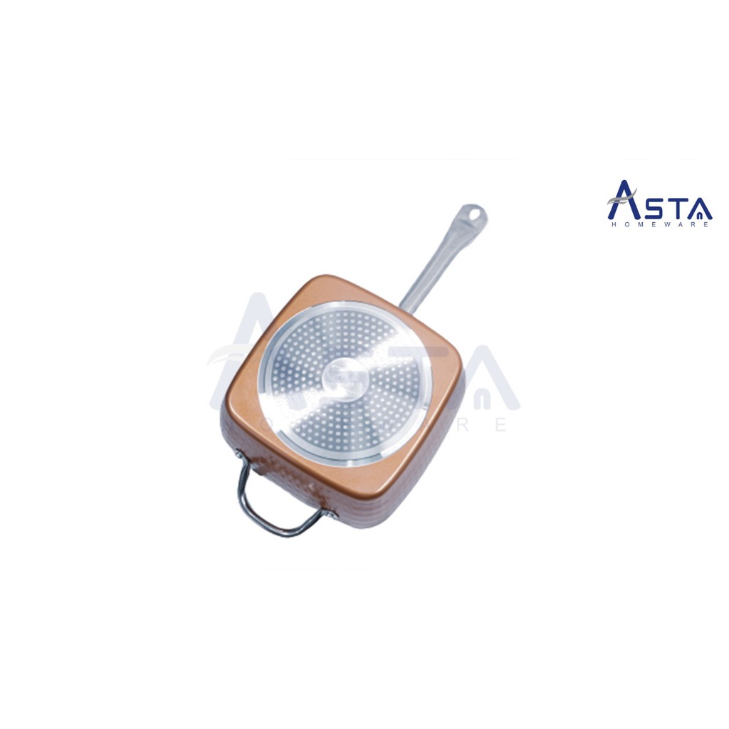 Panci Set Kotak - Panci Persegi - Square Pan With Lid 24 CM 6 IN 1 Asta U-Pan Diamond ASUP 01