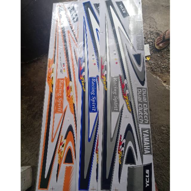 Striping Yamaha sstwo hitam,biru,oren