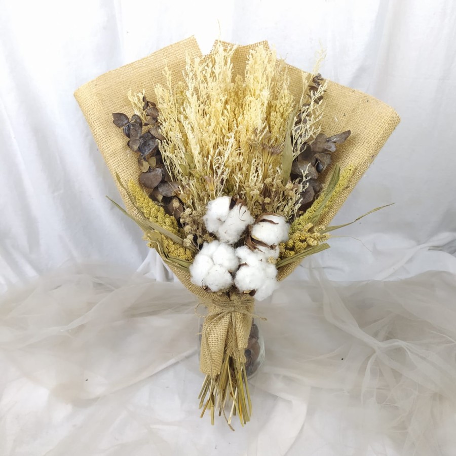 Rustic Bouquet Wedding Driedflower | Buket Bunga Kering Rustic Wedding
