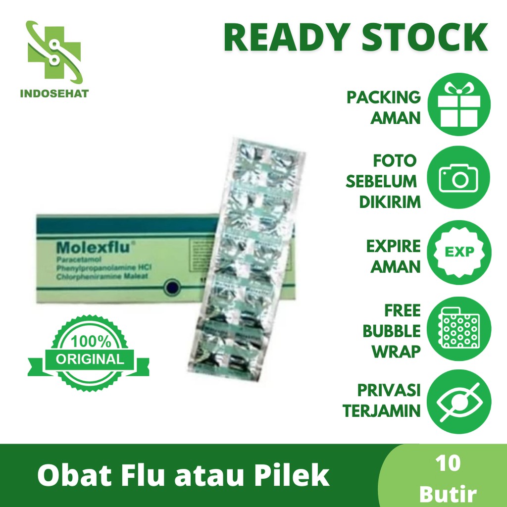 MolexFlu (Harga Per Strip @ 10 butir)