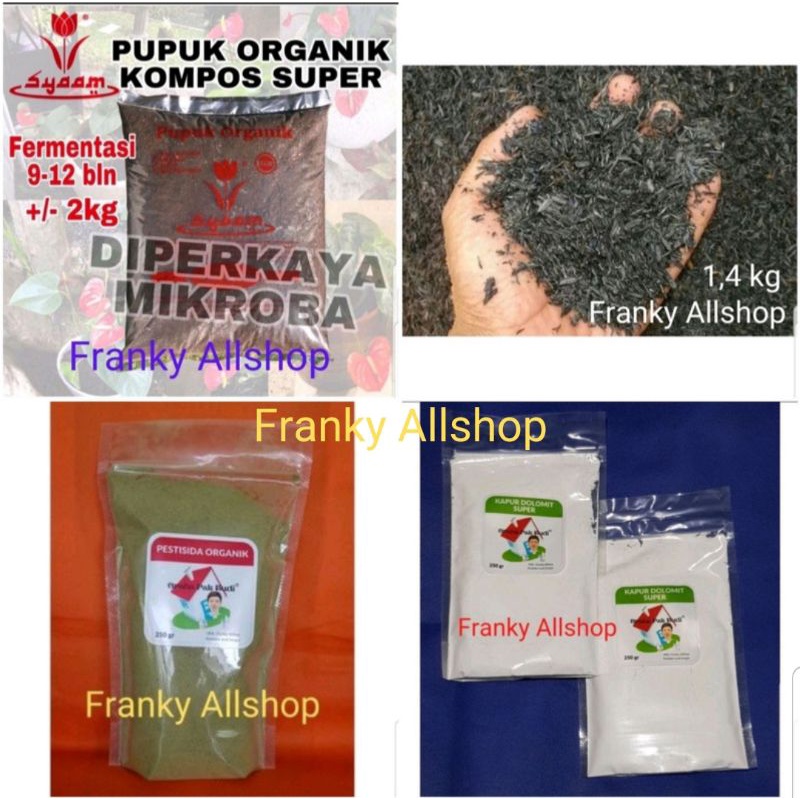 Jual PAKET MEDIA TANAM B (PUPUK ORGANIK 2 KG - SEKAM BAKAR 1,4 KG ...