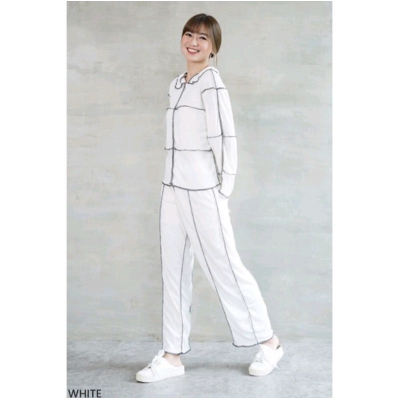 Setelan Wanita - One Set - Baju Kebalik - Baju Viral - One Set Kebalik - One Set Viral - Polos-1