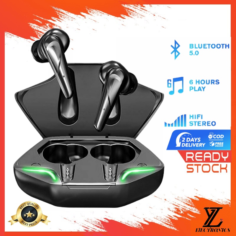 ⚡YZ Apro366 High Value TWS Gaming Earbuds Bluetooth Earphone Low Delay