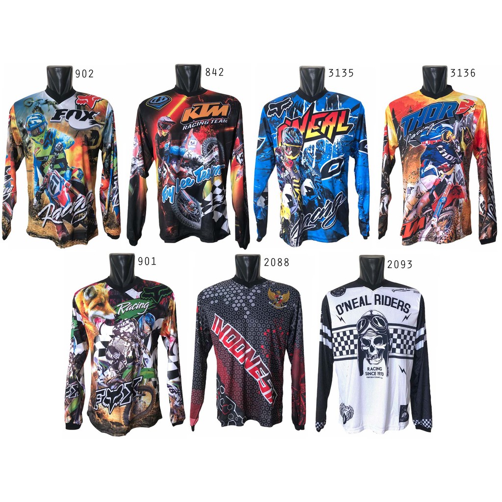 BAJU JERSEY SEPEDA DOWNHILL / MOTOCROSS 1079