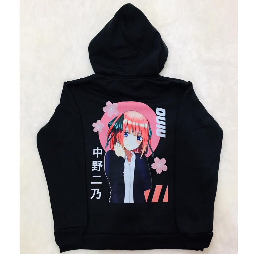 Hoodie Nino Nakano The Quintessential Quintuplets Character Premium Fleece