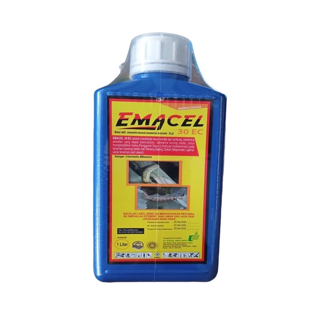 insektisida EMACEL 30EC 1 LITER basmi ulat,kepik,oteng"