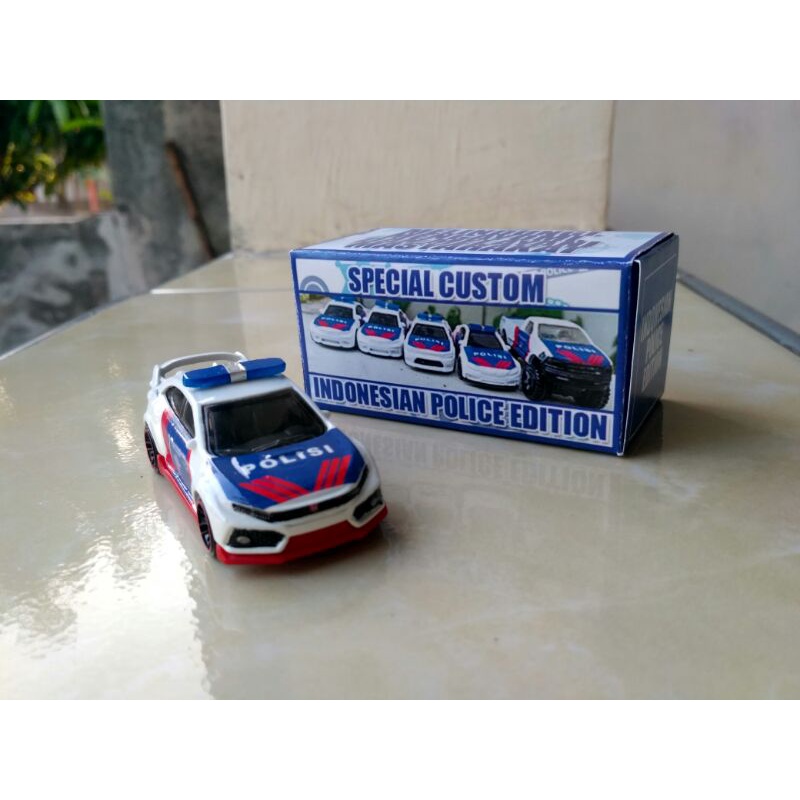 Hot Wheels Polisi Indonesia 2018 Honda Civic Type R