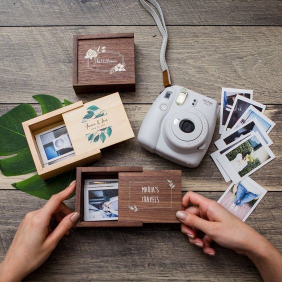 PACKAGING BOX KAYU KADO HADIAH LAMARAN / PERNIKAHAN / FOTO POLAROID / CINCIN / HAMPERS MINI