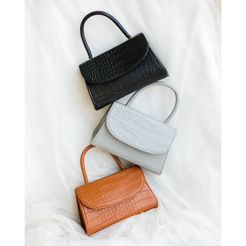 3.3 fashion sale!!!Tas wanita tas croco tas mizu tas selempang wanita tas top handle-4