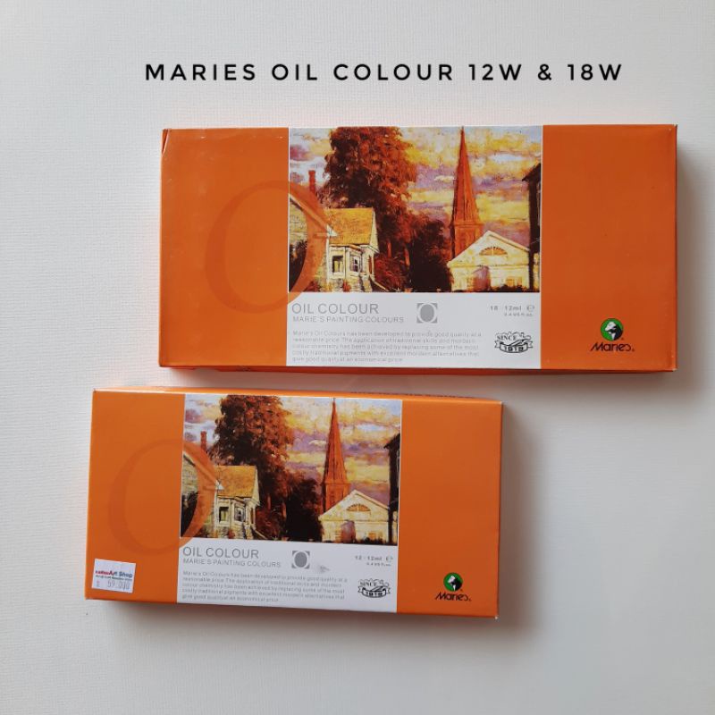 

Oil Colour Maries/Cat Minyak Maries 12 warna dan 18 warna
