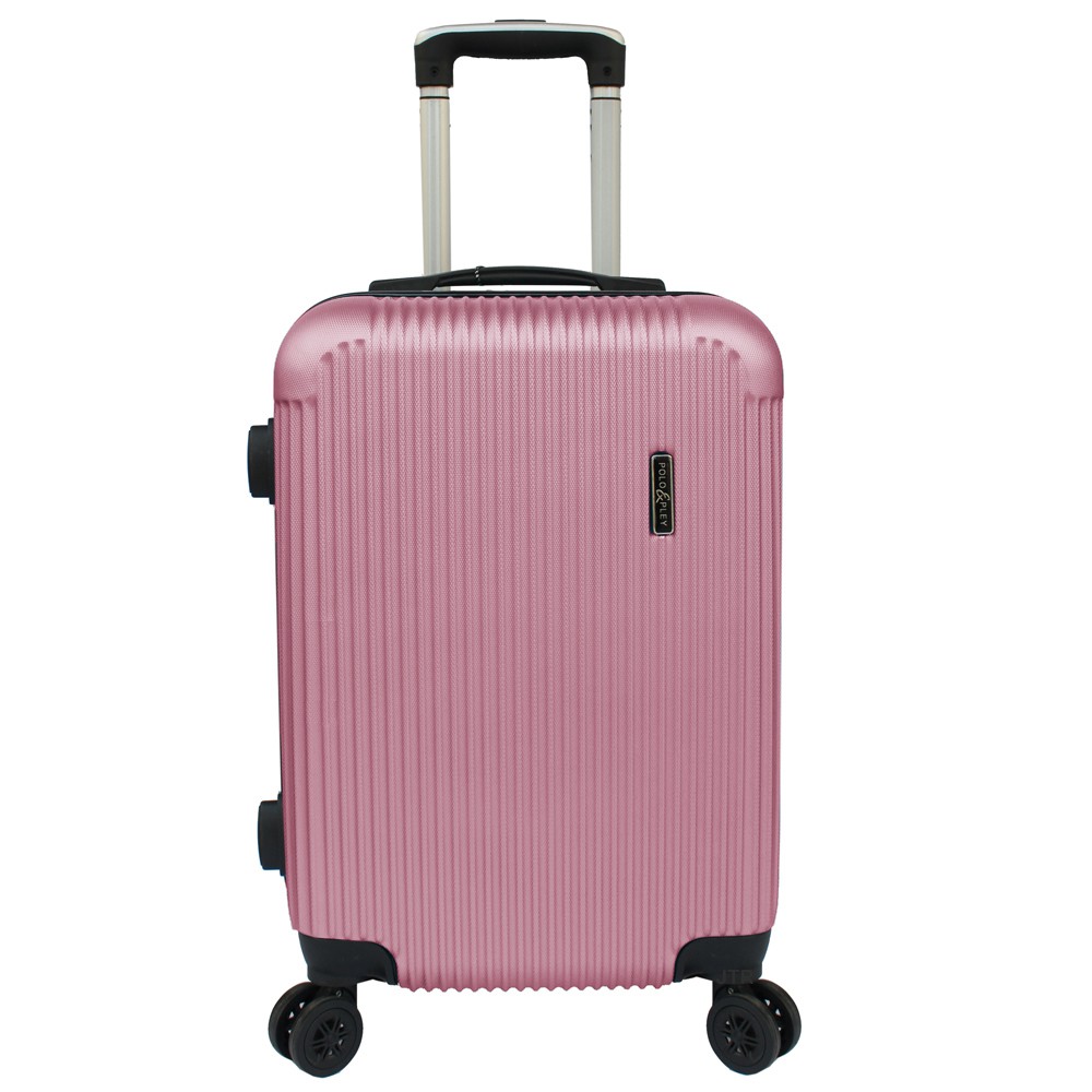 11.11&amp;12.12 BIG SALE!! Koper Kabin ABS Size 20 inch Koper POLO V-11 Umroh Koper Haji dan Travelling Terbaru #Blush Pink