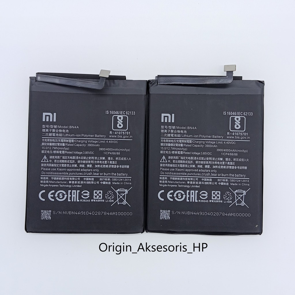 Baterai Xiaomi  BN4A Note 7 Original 100% dc88