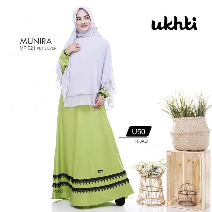 Baju Gamis wanita terbaru Gamis Syari Pesta Busui Ori UKHTI U 50 -