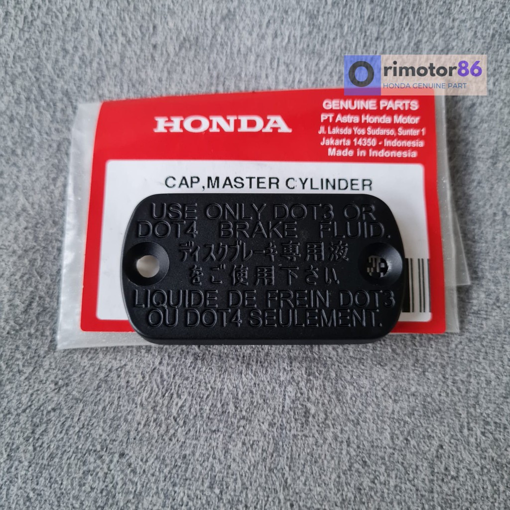 Tutup Rumah Minyak Rem Depan New Vario 125 150 2018 Tutup Master Rem Vario Asli Honda Genuine Part