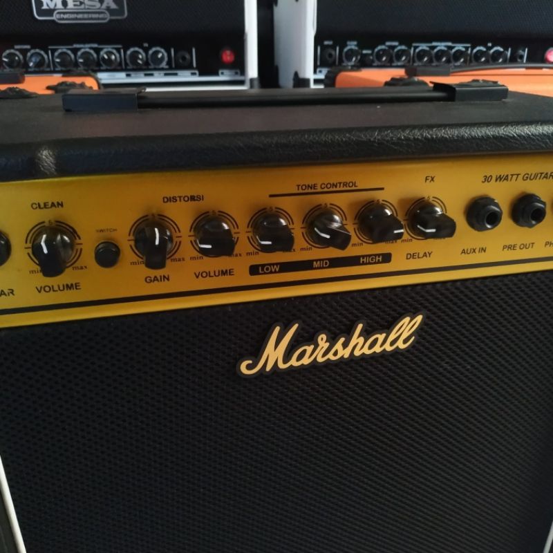 ampli gitar 8inch spek lengkap suara mantap plus bonus