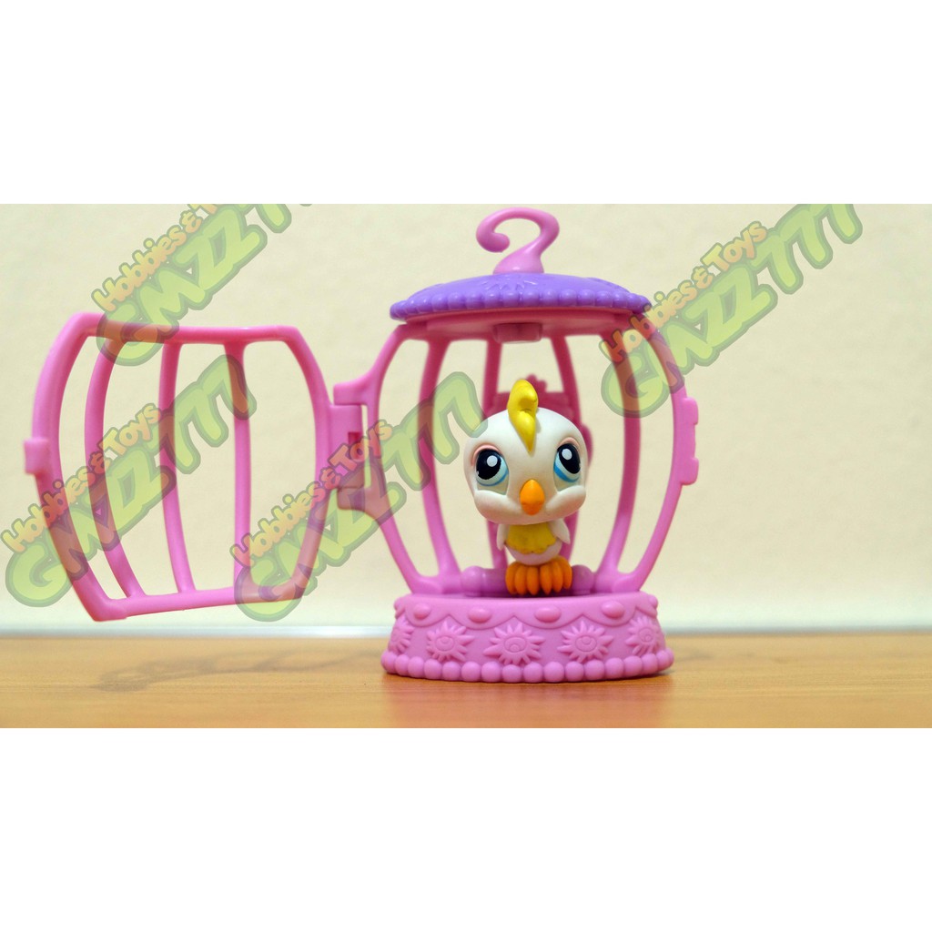 Lps Littlest Pet Shop Portable Pets Cockatoo #59 Mainan Anak Perempuan Hasbro