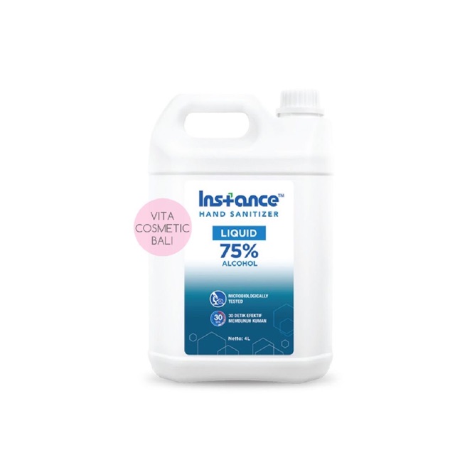 Instance Hand Sanitizer Liquid Galon 4 Liter Secret clean 5 Liter